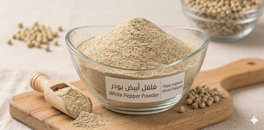 فلفل أبيض بودر