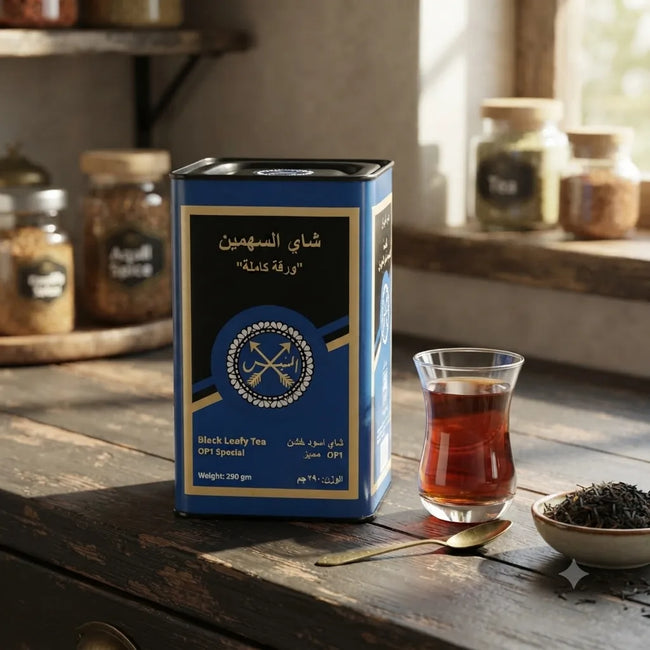 شاي السهمين الازرق