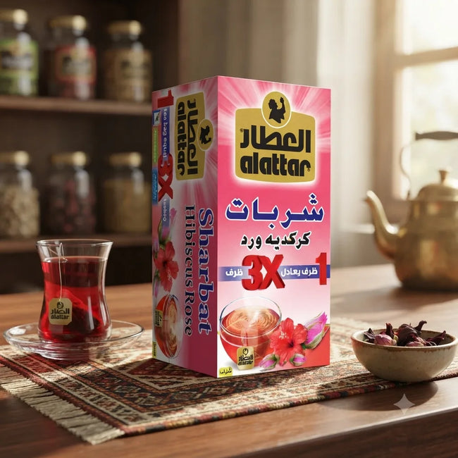 شرابات كركديه وورد