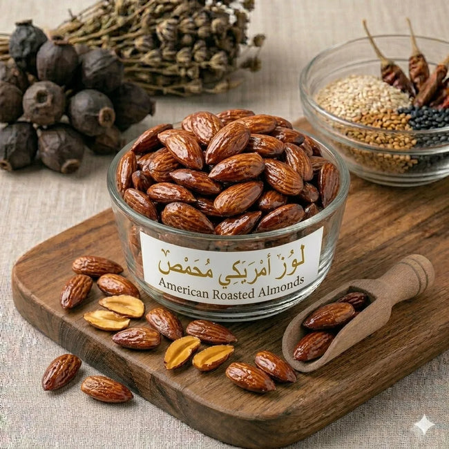 لوز امريكي محمص